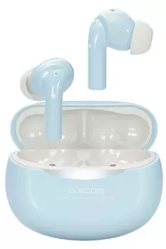 ELECOM Wireless Earphones, Bluetooth 5.2, Noise Canceling Compatible, AAC Compatible, Lightweight, Completely Wireless, Earplug Mode, Outside Sound