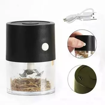 Electric Auto Grinder for Herb & Garlic Grinding Rchargeable Black