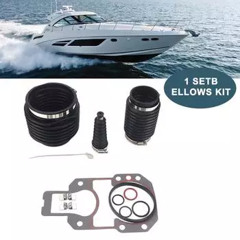 Electric Bellows U-Shaped Wave Tube Seal Group Kit for Boat Use 74639002 Bellows Kit Exhaust Bellows