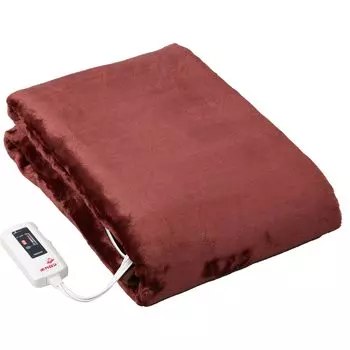Electric blanket Hokaron 188 x 130 fully dust mite extermination uses and stepless temperature red [Yamazen] hanging/bed cm, washable, function,