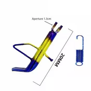 Electric Car Adjustable Single Brace Calf Side Stand Electric Motorcycle Side Support Scooter Battery Car Tripod Neutral Yellow