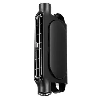 Electric Car Backseat Fan Electric Auto Backseat Car Fan Space-Saving Backseat Car Fan For RVs Sedans Mini Cars And SUVs красный