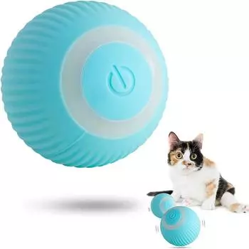 Electric Cat Ball Toys Auto Rolling Smart Dog Toys For Pet Training Self-Moving