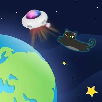Electric Cat Toy Automatic Cat Entertainment Toys UFO Pet Turntable Catching Training toys Replaceable Feather Interactive белый