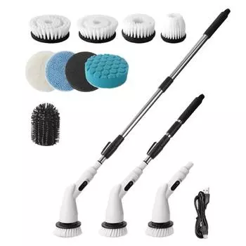 Электрическая щетка для чистки Беспроводная интеллектуальная функция Type-C Быстрая зарядка IPX6 Водонепроницаемость Запуск одной кнопкой с 9