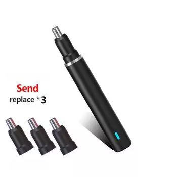 Электрический триммер для волос в ушах и носу, профессиональный безболезненный триммер для бровей и волос на лице для мужчин и женщин, бритва для удаления волос