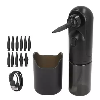 Electric Ear Washer Cleansing Kit Wax Removal Ear Irrigation Flushing Kit with 12 Nozzle