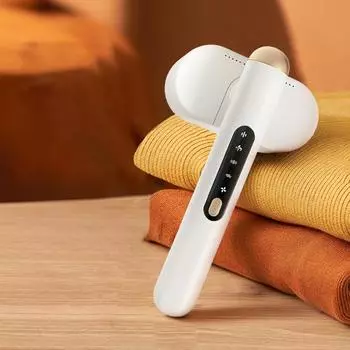 Electric Fabric Shaver New Double-Head Lint Remover for Clothes Rechargeable Portable Clothes Sweater Shavers to Remove Pilling белый