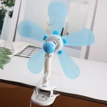 Electric Fan Student Dormitory Desktop Clip Fan Bedding Silent Small Fan Bedroom Bedhead Fan 130cm