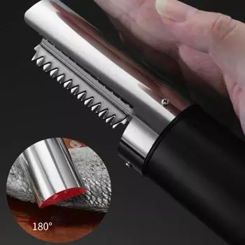 Electric Fish Scale USB Charging Wireless Fish Scale Scraper Fish Scale Remover Waterproof Scraper Seafood Knife Seafood Tool белый