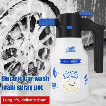 Electric Foam Sprayer,USB Rechargeable,1.5L Large Capacity, Mist Sprayer, Watering Can, High Pressure Washer Car Cleaning