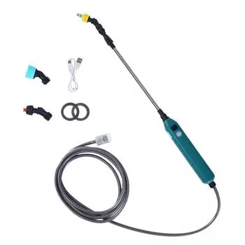 Electric Gardening Sprinkler Garden Plants Watering Device Flowers Spraying Machine Telescopic Rod 2m hose