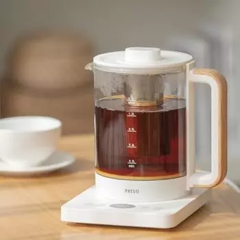 Electric Glass Temperature Adjustable Electric Water Stainless Natural Heat Empty Boiling Prevention Automatically Turns Off When Water Tea Boiled