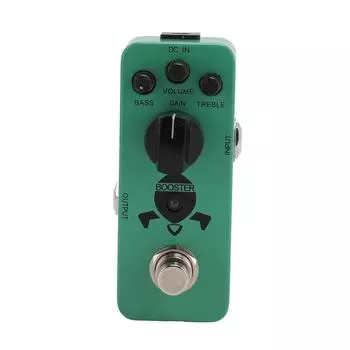 Electric Guitar Effect Pedal Knob Adjustment Gain Distortion Guitar Pedal Replacement Green DC 9V