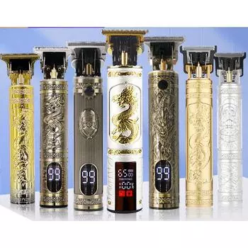 Электрическая стрижка Гравировка Знаки Электрический фейдер Лысая голова Масляная головка Электрические ножницы Push Shear Пластиковая бритва