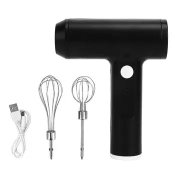 Electric Hand Mixer 2000mah Lithium Battery 4 Modes Curved Edges Wireless USB Charging 304 L