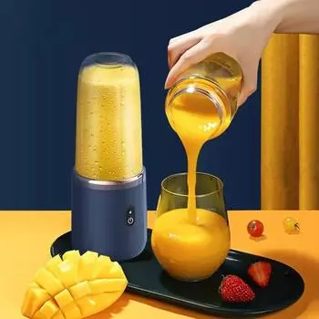 Electric handheld blender bottle 6 blades Multifunction juice blender Fresh juice Smoothie Ice CrushCup Food pro juicer machine