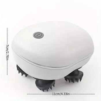 Electric Head Massager, Full Body Deep Muscle Massager белый