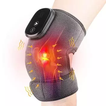 Electric Heating Knee Massager LED Display Vibration Infrared Heat Therapy Knee Protector for Shoulder Elbow Joint Relief