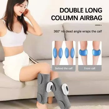 Electric Leg Massage 3-mode Air Pressure Calf Massager 360° Around Calf Relax Muscle Leg Sliming Massage Promote Blood Circulate