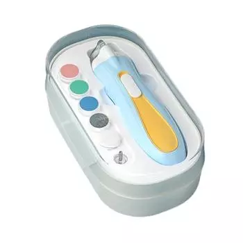 Electric Nail Clippers Baby Nail Trimmer with LED Light Portable Rechargeable Children s Manicure Kit for Babies Daily Use