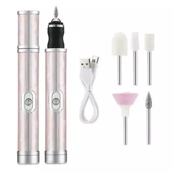 Electric Nail Drill Machine Set Pedicure Grinding Equipment Mill For Gel Nail Polish Manicure Professional Nail Polishing Tool