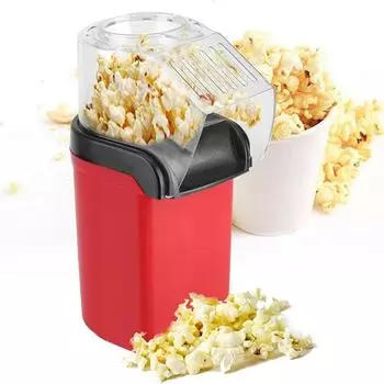 Electric Popcorn Machine Portable and Fully Automatic for Home Use 220V Rapid Production 1200W Kitchen Mini Popcorn Cooker EU
