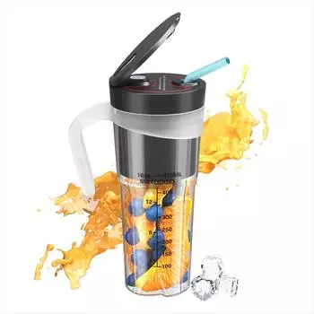 Электрический портативный блендер USB перезаряжаемый портативный соковыжималка лезвия для коктейлей смузи 460 мл многофункциональная машина для свежего сока