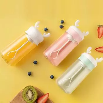 Electric Protein Shaker Bottle Mixing cup Automatic Self Stirring Mug Coffee Milk Cup 380ml белый