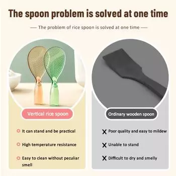 Electric Rice Spoon Heat Resistant Rice Cooking Scoop Smooth Non-stick Kitchen Accessories Rice Spoon Rice Shovel Household