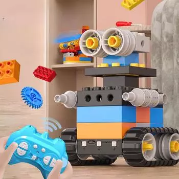 Электрические строительные блоки для науки и образования Совместимые строительные блоки Сборка своими руками Строительные блоки Крупные частицы Детские развивающие игрушки