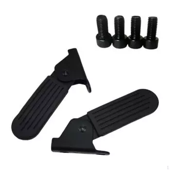 Electric Scooters Front Foot Pegs Foldable Rests Easily Install Accessory Repair Parts Rest