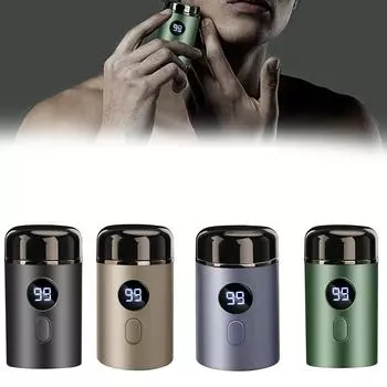 Электробритва аккумуляторная мытье тела дорожная автомобильная портативная мужская бритва (нет запасного лезвия) One Size чёрный