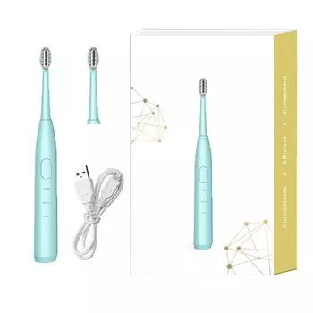 Electric Sonic Sonic USB IPX7 15 Replacement Brush Electric Equipped with Auto Timer Comes with Storage Convenient to Plaque Periodontal Disease