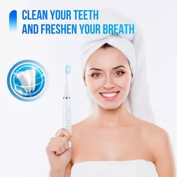 Electric Sonic Teeth Cleaner Dental Scaler Dental Tooth Calculus Stains Tartar Remover Oral Irrigator Teeth Whitening Tools зелёный