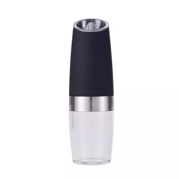 Electric Steel Stainless Automatic Gravity Induction Salt And Pepper Grinder Black