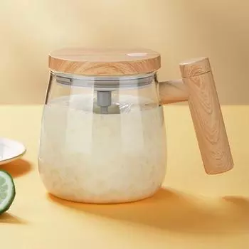 Electric Stirring Coffee Cup Office Glass Inner Tank Mug Rotating Travel Stirring Cup for Coffee/Tea/Hot Chocolate/Milk CHINA