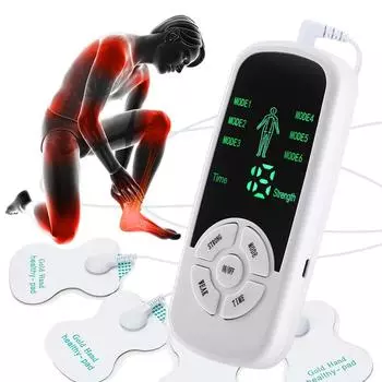 Электрический массажер Tens Unit с цифровым массажем мышц, электрический аппарат с ЖК-дисплеем для тела