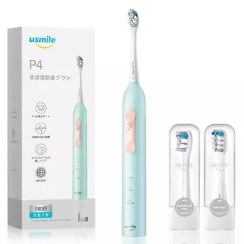 Electric toothbrush usmile P4 Blue Ultrasonic Whitening Convenient to carry with case Comes with rechargeable USB 180 days no charging required []