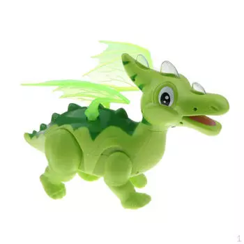 Электрическая игрушка Динозавры Ходят со Звуком зелёный