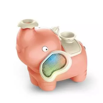 Electric Toy Spray Baby Elephant Children S Cartoon Shape Universal Sound And Light Will Smoke Suspended Ball Blowing Ball Baby Elephant