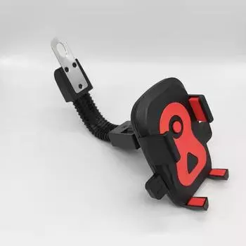 Electric vehicle rearview mirror mobile phone holder motorcycle multi-functional bicycle creative universal, navigation bracket shelf красный