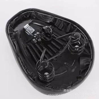 Electric vehicle tricycle saddle, iron shell tension spring, bicycle accessories, driving car modified seat cushion, big butt seat cushion Tension spring Rear groove