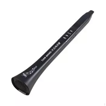 Electric Wind Instrument Blowpipe Musical Replaceable Mouthpiece for Performance чёрный