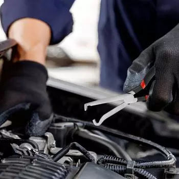 Electrical Disconnect Pliers 8.26inch Carbon Steel Auto Electrical Disconnect Tool Multipurpose Electrical Connector Pliers чёрный