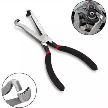 Electrical Disconnect Pliers, 8inch Spark Plug Disassembly Pliers, Automotive Electrical Connector Disconnect Pliers 1pc чёрный