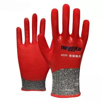 Electrical Insulating Gloves Oil Proof Work Gloves Riding Motorcycle Style3