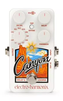 ELECTRO-HARMONIX задержка/лупер Canyon белый