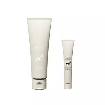ELECTRON Face Gel 10 г мини-размер увлажняющий гель основа под макияж уход синий свет фуллерен [Официальный] (80г / в комплекте) Все в одном (антивозрастной /