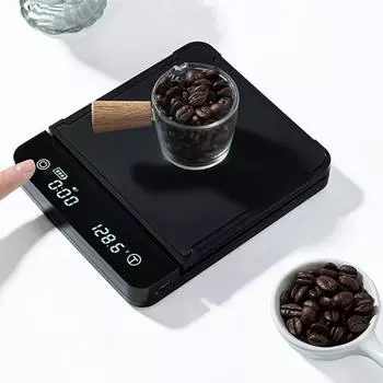 Electronic Coffee Scale Kitchen Scales with Timer Kitchen Accessories Digital LCD For Food Balance Weighing 3kg 0.1g